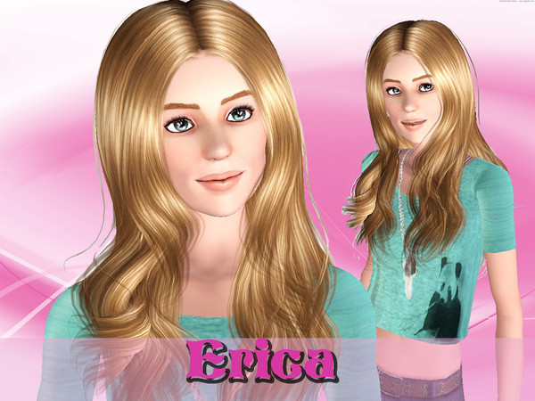 Sims 3 — Erica by squarepeg56 — Erica is a real girl who asked me to make a sims for her. She is artistic, brave, good,