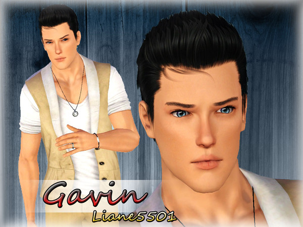 Sims 3 — Gavin by liane55012 — Being the son of a really well known and successful business man, Gavin has grown up