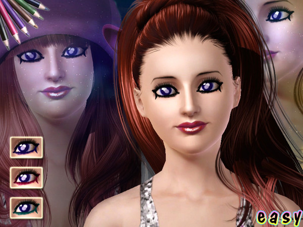 Sims 3 — Eyeliner 17 by easysims — New eyeliner for female and male sims in every age (teens, adults and elders).
