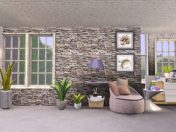 Sims 3 — Ung999 - Pattern_Stone 26 by ung999 — Ung999 - Pattern_Stone 26