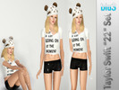 Sims 3 — Taylor Swift 22 Set by blu3 — a Clothing Set inspired by Taylor Swift - 22 Music Video