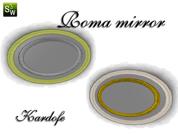 Sims 3 — kar_Roma mirror by kardofe — Por kardofe para los sims 3
