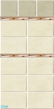 Sims 2 — Tile Set HG 002 - Wall 1a by lolote — It comes from the game Hotel Giant