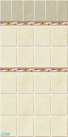 Sims 2 — Tile Set HG 002 - Wall 1b by lolote — It comes from the game Hotel Giant
