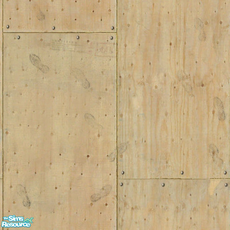 Sims 2 — Construction Set - Floor - Plywood by BeOSBoxBoy — A raw lumber sub-flooring