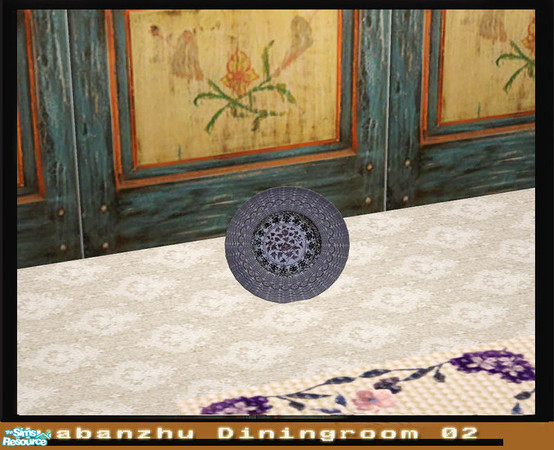 Sims 2 — HUabanzhu Diningroom 02 - dish by huabanzhu — 