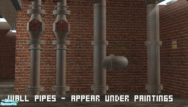 Sims 2 — Waste-Water Stand-pipe 01 Mesh by BeOSBoxBoy — A large pipe with an ell to drain those cares away!
