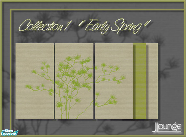 Sims 2 — Early Spring 1 - set by JLounge — It was in the early Spring I made this collection. The set contains 5 walls: a