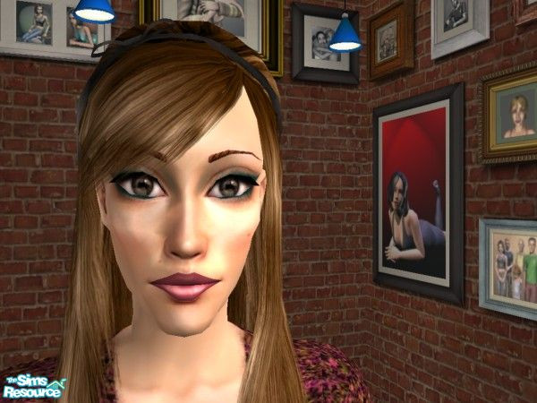 Sims 2 — Dew Drop Lips - Soft Rose by Magical Metamorphosis — Please do not re-upload.