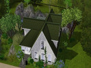 Sims 3 — Pea Cottage by megaz1232 — Pretty family cottage with private river, conservatory and modern decoration.