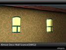 Sims 3 — Almost Deco Wall Sconce(SIMS2) by xiNightXx2 — The Almost Deco brings a touch of class to any environment,
