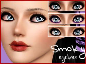 Sims 3 — Smoky eyeliner by CherryBerrySim — New eyeliner for your sims! :) _____________________________________________