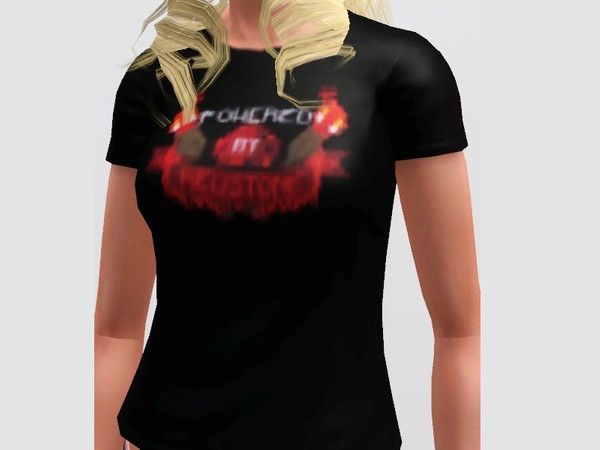 Sims 3 — Powered By Redstone T-Shirt (AF) by mhmattman — This was based on the shirt available from the official