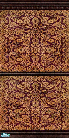 Sims 2 — A Haunting We Will Go! - Wallpaper 3 by galilea — A very worn wallcovering that is suitable for those old, old