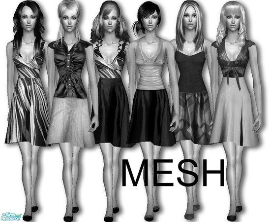 Sims 2 — Larissa Everyday Set - Mesh Nikisatez05 Afdress03 0510 by nikisatez05 — 