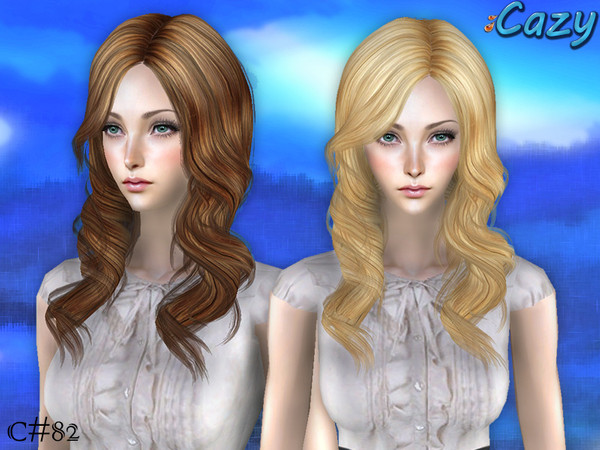 Sims 2 — Emma Hair - Sims 2 Set by Cazy — Female hair for teen through elder