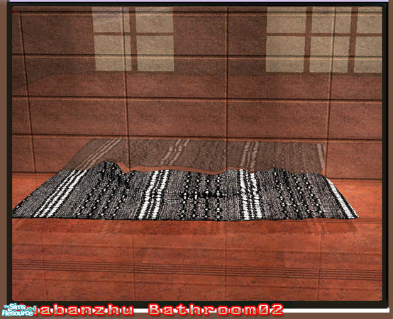 Sims 2 — Huabanzhu Bathroom02 -Rug-01 by huabanzhu — 