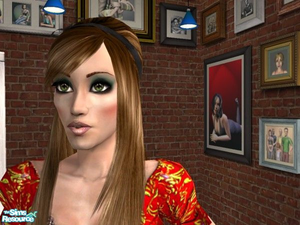 Sims 2 — Smudge Eyeshadow - Teal by Magical Metamorphosis — Please do not re-upload.
