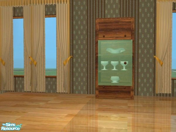 Sims 2 — Prestige Living-TC60 - Glasscabinet by MysticVelvet — This is a recolor of my Prestige Living Mesh Set, you will