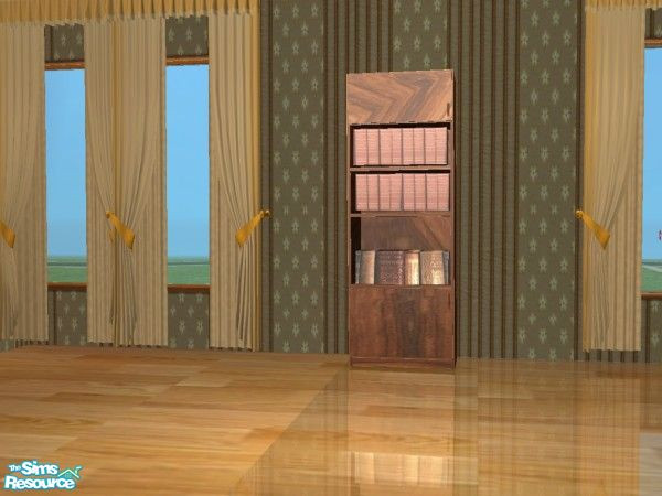 Sims 2 — Prestige Living-TC60 - Bookcase by MysticVelvet — This is a recolor of my Prestige Living Mesh Set, you will