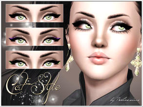Sims 3 — Cat Style Eyeliner by Pralinesims — New eyeliner for your sims! Your sims will love their new look ;) - Fits
