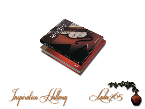 Sims 3 — Inspiration Hallway Decor Books by Lulu265 — Part of the *Free* Inspiration Hallway Please do not Clone or copy