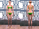 Sims 2 — Lime Green Bikini by tabzfrench2 — Created by me for those wild tastes...no mesh needed.