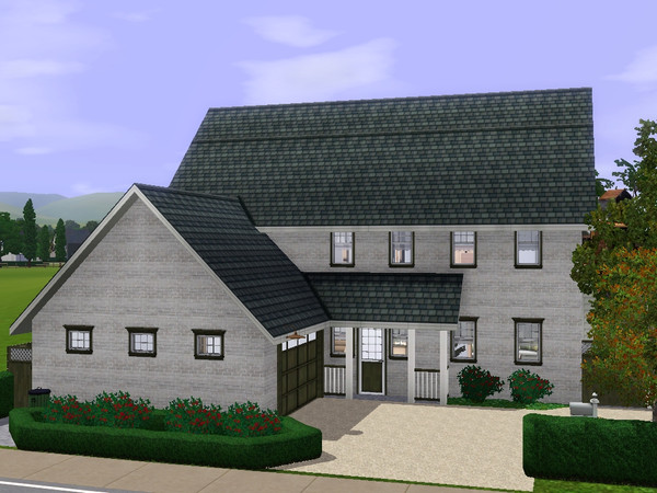 Sims 3 — Finn by dorienski — A spacious house with study, living and dining room, kitchen with breakfast nook, laundry