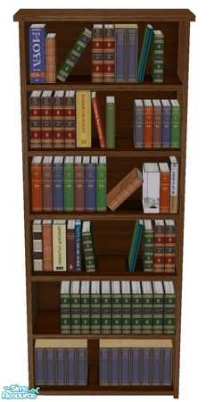 Sims 2 — Bear\'s Lodge Bookcase by RhondaBlonda — 