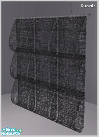 Sims 2 — Sunair T484 ICF Room Divider (black) by Sunair — Sunair T484 ICF Room Divider (black) of ICF Bedroom B - Recolor