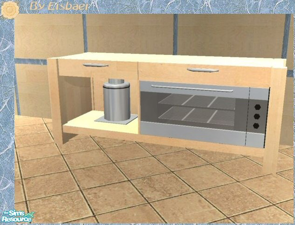 Sims 2 — Murano Mono Citygirl - Counterfinish by Eisbaerbonzo — Counter meant to carry the Mono sink. It\'s low, you need