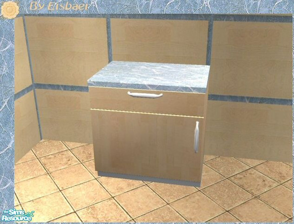 Sims 2 — Murano Mono Citygirl - Counter03 by Eisbaerbonzo — Counter 3 in main kitchen texture. I made it a bit less