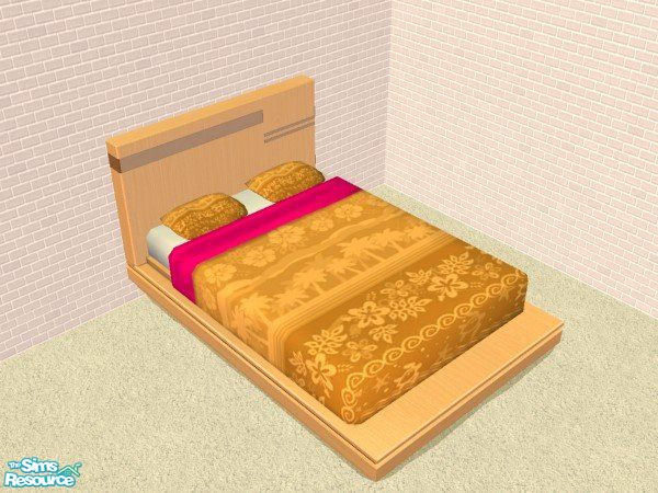 Sims 2 — GoForFink Summer Bedding Set - Goforfink Beddinghawaii4 by GoForFink — Hawaiian style bedding for your sims in