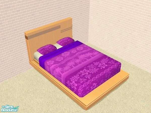 Sims 2 — GoForFink Summer Bedding Set - Goforfink Beddinghawaii5 by GoForFink — Hawaiian style bedding for your sims in