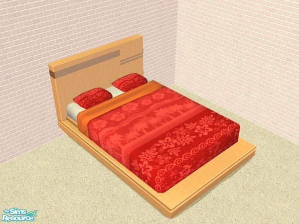 Sims 2 — GoForFink Summer Bedding Set - Goforfink Beddinghawaii2 by GoForFink — Hawaiian style bedding for your sims in