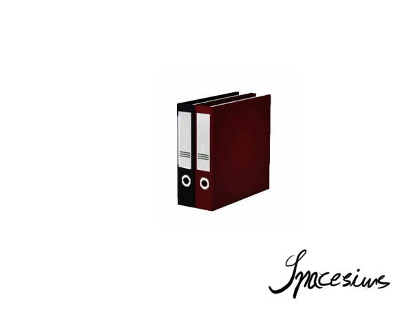Sims 3 — Hampton living room - Folders by spacesims — Assorted folders with important papers in them.