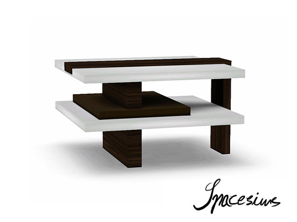 Sims 3 — Hampton living room - Coffee table by spacesims — A modern coffee table made of quality woods and other