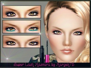 Sims 3 — Super Lash Mascara by TSR Archive — Dramatic length mascara bottom Lashes only recolourable Looks great with or