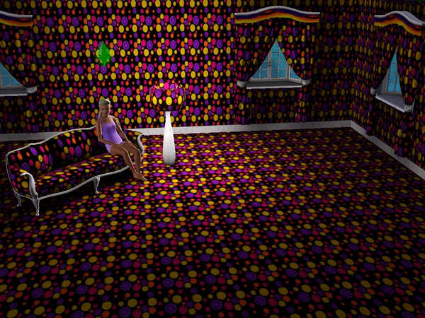 Sims 3 — Oranges by Lorah — A set of five bold patterns, perfect for your flamboyant Sim. Dare to wear or decorate your