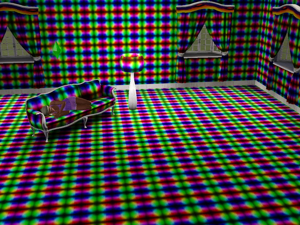 Sims 3 — Rainbowed by Lorah — A set of five bold patterns, perfect for your flamboyant Sim. Dare to wear or decorate your