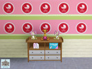 Sims 3 — pattern nursery 15 by nijl — This is a rose pattern with an image of a baby carriage on. This pattern fits very