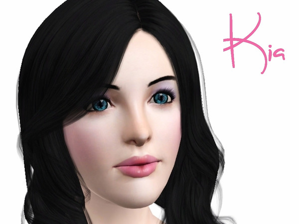 Sims 3 — Kia by Flovv — A pretty young woman who can't wait to start her life... Your choice if you want her to go to a