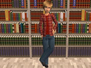 Sims 2 — Boys 3P Outfit Set - redplaid by zaligelover2 — A 3-piece outfit for boys.