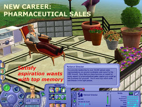 Sims 2 — New Career:  Pharmaceutical Sales by eliseluong2 — Selling one of the most marked up products and you get the