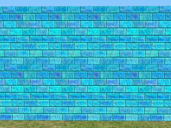 Sims 2 — Bright Skybrick Set - pool by zaligelover2 — Bright bricks to create your walls.