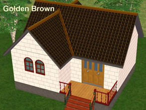 Sims 2 — A Set of 4 Two-Tone Roofs by eliseluong2 — Four beautiful two-tone roofs for beautiful houses. These are