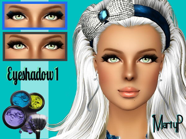 Sims 3 — Eyeshadow 1 by MartyP by MartyP — This is my very first eye shadow, hope you like it!