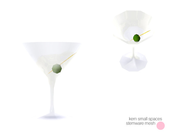 Sims 3 — Kern Stemware Mesh by DOT — Kern Stemware Mesh by DOT of The Sims Resource