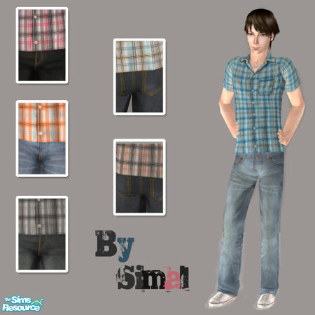Sims 2 — Sml_ Males 03  by simal10 — Shirts for your adult males. Don\'t forget to download my mesh from the link below!
