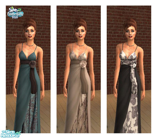 Sims 2 — Celebration Formals by kittyispretty69 — A set of three beautiful and elegant formal dresses for your sim women.